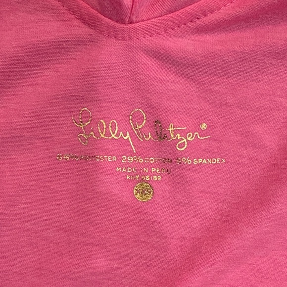 Lilly Pulitzer Pink and White Ruffle Tank Tops - Picture 3 of 3